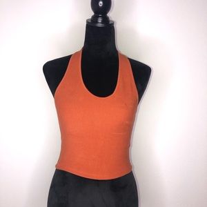 TopShop Ribbed Halter Tank Top